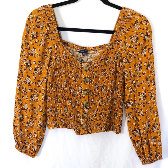 American Eagle Floral Top - Picture 2 of 6